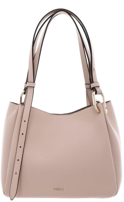 FURLA Leren schoudertas Nuvola Tote Cotone G oud roze