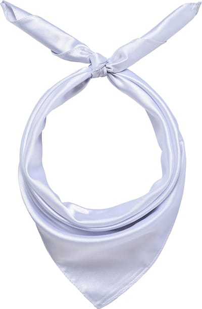 Emilie Scarves - sjaal - wit - satijn - vierkant 60*60CM