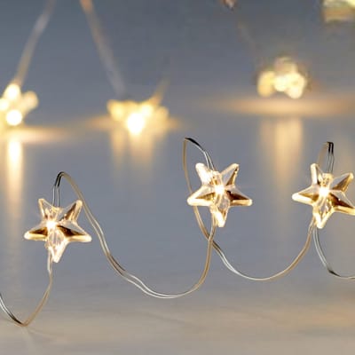 aladdien - LED Micro draad lichtketting - sfeervolle verlichting - timerfunctie - warm wit - flexibel en filigraan - perfect voor elke gelegenheid -..