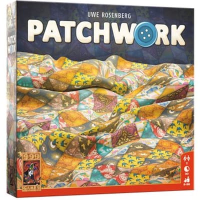 999 Games - Patchwork - Twee speler spel - Uitdagende puzzel voor 2! - Door de eenvoudige spelregels in combinatie met tactische uitdaging is Patchwork leuk voor iedereen!