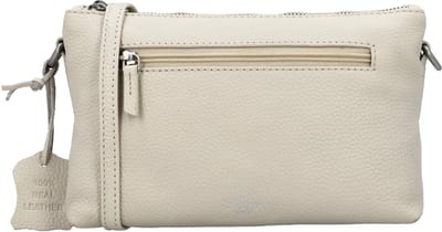 Charm London Washington Schoudertas - Crossbody - Leer - Praktisch - Leren Dames Tas - Crème
