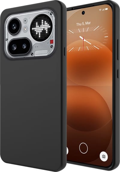 Cazy hoesje geschikt voor Nothing Phone (4a) Pro Hoesje Siliconen - Flexibele Case - Zwart
