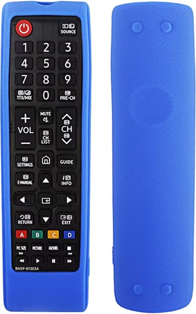 Ibley Beschermhoes voor Samsung BN59-01175N afstandsbediening – Blauw – Siliconen Remote Case