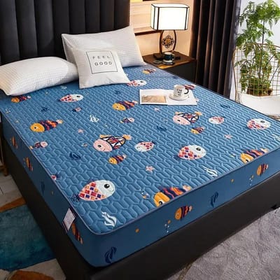 1PC Waterdichte Matrasbeschermer verdikte luier bedbeschermer Voor Slaapkamer Ademend Wasbaar Spreien Eenpersoons/Tweepersoons Sprei 90x200x30cm