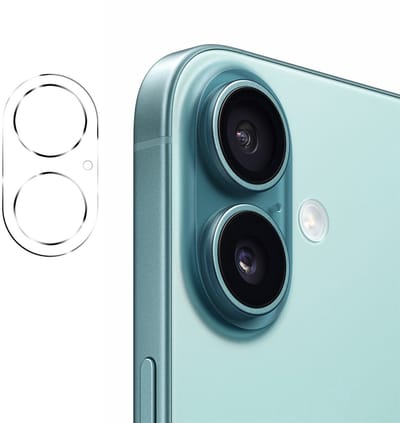 Camera lens Protector 1x Geschikt voor: iPhone 17 - screen protector - glas - bescherm je camera - beschermglas - Transparant