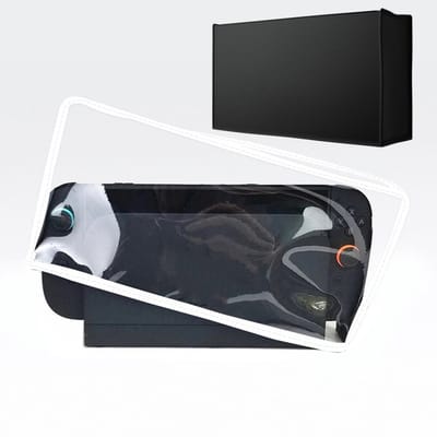 2-delige set Stofbeschermhoes – Beschermhoes – Krasbestendige, waterbestendige en stofbestendige hoes – Stofhoes voor consoledock – Geschikt voor Nintendo Switch en Switch OLED – 28,8 x 14,8 x 6,5 cm