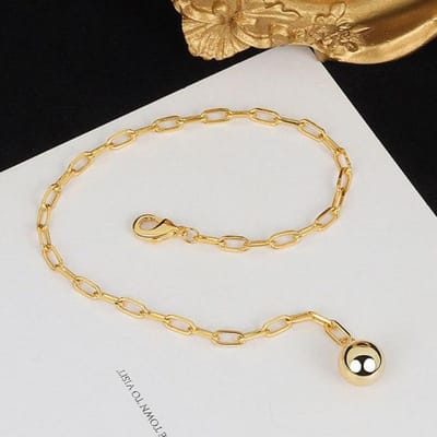 925 Sterling Zilver Punk Kwast Ronde Kralen Bedel Armbanden Voor Vrouwen Elegante Verjaardagsfeest Bruiloftsfeest sl046