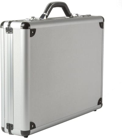 Luxe Aluminium Aktetas met Laptopvak en Combinatieslot