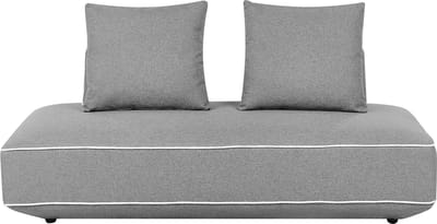 BELIANI SEILLANS - Chaise longue - Donkergrijs - Polyester