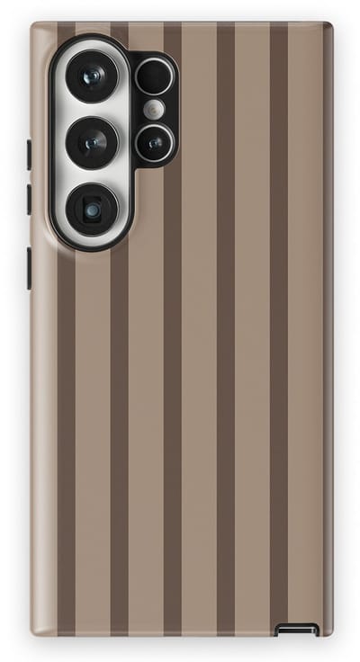 DripCase Gestreept Hoesje Samsung Galaxy S23 Ultra | Backcover met Mag | Stripes Motief | Trendy Case Samsung Galaxy S23 Ultra met Strepen Truffle Touch