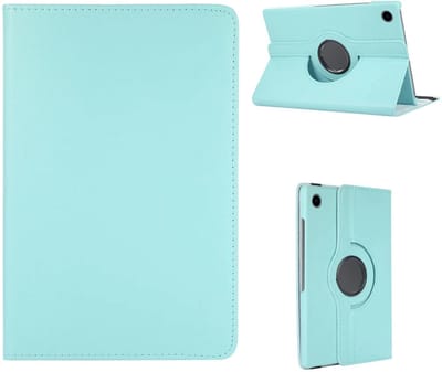 EtuiTab - 360 Rotatie Hoes - Samsung Galaxy Tab A9+ Plus 11 2023 - Blauw - Eco-Leren
