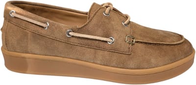 Piedi Nudi Porta 05.03 Biscuit Veterschoenen Bruin Suede Dames Breedtemaat H - Bruin - 40
