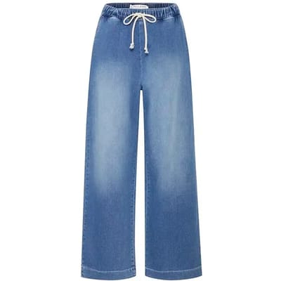 Vrouwen wide leg jeans Pulz Jeans Raven