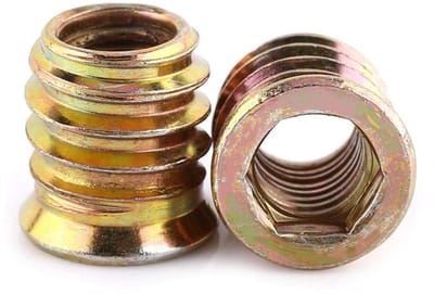 Set van 20 Stuks M6/M8/M10 Platte Hoofd Zeskantige Moeren van Koolstofstaal voor Houten Meubels - Schroefset voor Duurzame Bevestiging