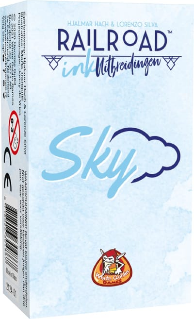 White Goblin Games - Railroad Ink UItbreidingen: Sky - Dobbelspel - 1 tot 4 spelers - mini uitbreiding - Roll & Write - Voor de hele familie