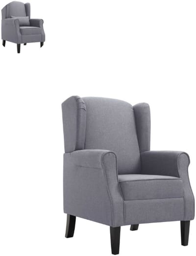Relaxfauteuil - Fauteuil - Relaxstoel - Stoel - Met armleuning - Voor één Persoon - Zeer comfortabel - Donkergrijs