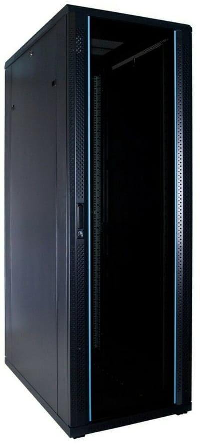 DSIT 37U serverkast met glazen deur 600x1000x1800mm (BxDxH) - serverbehuizing - serverrack - 19 inch