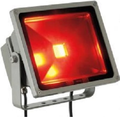 LED Bouwlamp / Schijnwerper - Rood - 30 Watt - Buitenverlichting