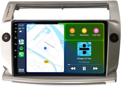 Carplay autoradio geschikt voor Citroën C4 | 2004 t/m 2010 | Android 13 | Draadloos Apple Carplay & Android Auto | 2GB + 32GB | 8-Core processor | Davilon | 2025 model | 2004 2005 2006 2007 2008 2009 2010 | Bluetooth & Wifi