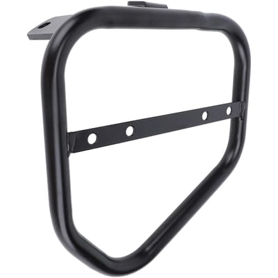 Motorfiets Zijkoffer Tas Beugel Extra Opbergruimte IJzer Motorfiets Zijmontage Bagagerek voor black