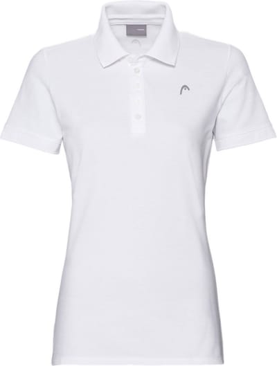 Head Racket Korte Mouw Poloshirt Wit L Vrouw