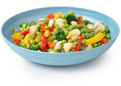 Plasticforte Rond bord/camping - diep bord - D19 x H4.5 cm - blauw - kunststof - soepborden - onbreekbaar servies