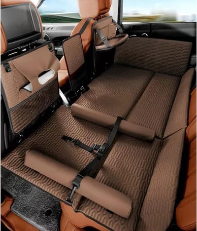 Niet-opblaasbaar bed - Opvouwbaar matras - Reizen met auto - Geen pomp nodig - Niet gespecificeerd - Zwart