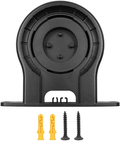 Allecto - Wandhouder voor Echo Dot - 3e en 4e Generatie - Met Kabelbeheer - Zwart - Stijlvol Design - Muurbevestiging - Slimme Speaker