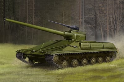 Trumpeter Modelbouwpakket Militaire voertuigen - 09580 Object 450 Medium Tank Plastic - 1:35 - Modelbouw