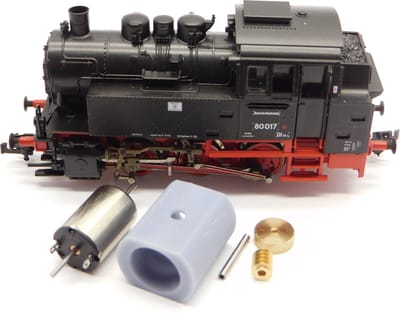 micromotor TRC006C motor ombouwset voor Roco BR 80