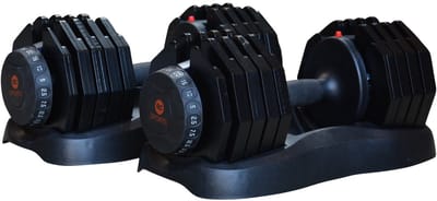 RS Sports Selector dumbells l 2 x 25 kg l Verstelbare dumbell