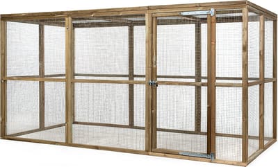 Wood Selections Konijnenhok Ruben - Konijnenhok voor buiten - Konijnenren - Konijnenkooi - Nachthok konijn - Konijnenhuis - Dierenverblijf - Konijnen