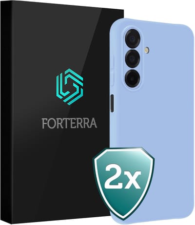 Hoesje 2 Stuks - Geschikt voor Samsung Galaxy A26 - Sterk & Shockproof - Back Cover - Case Siliconen - Telefoon Hoes - Lichtblauw