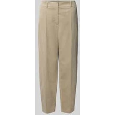 Wide fit corduroy broek met persplooien