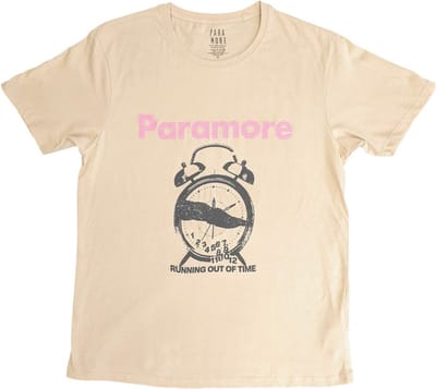 Paramore - Clock Heren T-shirt - M - Creme