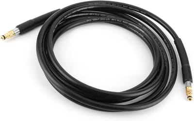Dailygoods- Hogedrukreiniger Slang 10 m - Duurzaam/Slijtvast - Robuust/Rubber - Easy Lock Knop - Hoogsterkstaaldraad - Uitzonderlijke Prestaties - Reinigingsslang