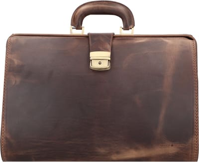 Greenburry Vintage dokterskoffer leer 41 cm - cm ( Zoll) - teak-brown