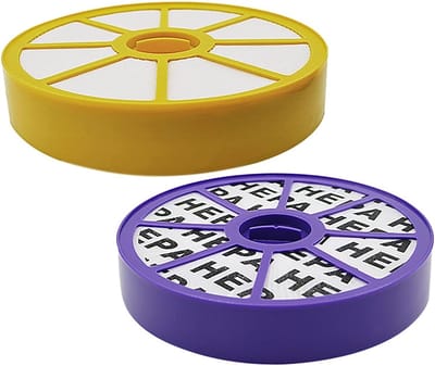 Voor- en achter-HEPA filterkit - Geschikt voor Dyson DC05 DC08 DC15 DC19 DC20 DC21 Stofzuigers, Vervanging voor boven/onder motorfilters