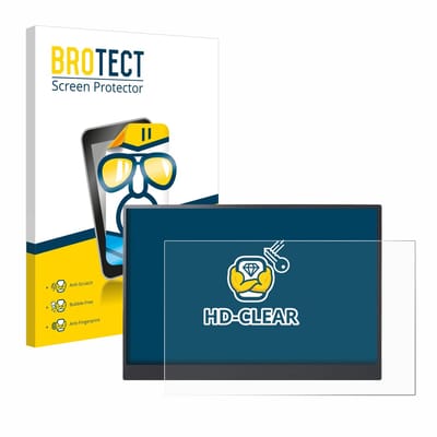 BROTECT - Screenprotector voor LG gram +view 16MR70 draagbare monitor - Folie Beschermfolie transparant