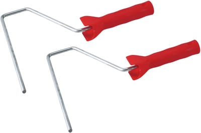 Sorex Muur verfroller beugel - 2x - verfbeugel voor 25 cm breedte rollers - schilderen