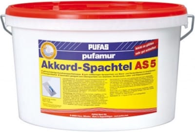 Acordspatel - Spackel Massa - Muren Egaliseren - Hoge Dekkracht - 15 kg - Wit