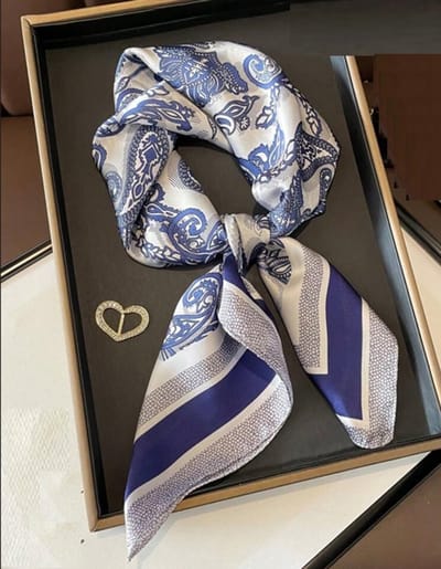 Sjaaltje met print - bandana met print - haarband - sjaaltje meerkleurig - bandana - vierkant sjaaltje met print - bandana sjaaltje - sjaaltje voor dames hals - sjaal - sjaaltje unisex - scarf - mini sjaal - sjaaltje over broek