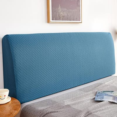 All-Inclusive Elastische Bed Hoofdbord Hoezen Stofdichte Beschermhoes Wasbare Universele Bed Achterkant Hoofdkussen Hoezen Voor Thuis Hotel S for 110-140CM