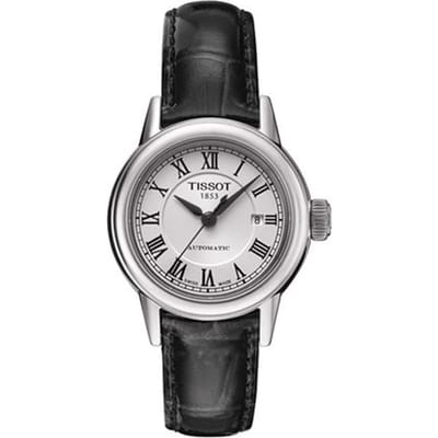 Tissot Série Carson Mouvement Mécanique Automatique Montre d'Affaires Montres pour Femmes Acier Blanc T085.207.16.013.00 White Dial Belt gray