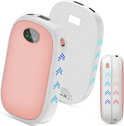 Oplaadbare Elektrische Handwarmer Set van 2 - 10.000 mAh - Met 3 Verwarmingsmodi en Oplader - Ideaal Wintercadeau