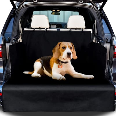 niversele Kofferbakbescherming voor Honden, Kofferbakhoes Kofferbakbeschermingsmat Hondendeken met Laaddrempelbescherming en Zijbescherming, Waterdicht & Antislip,