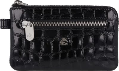 Esquire Nizza Sleutel portemonnee Leer 12 cm - schwarz