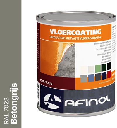 Afinol Vloercoating Betongrijs (RAL 7023) 750 ml