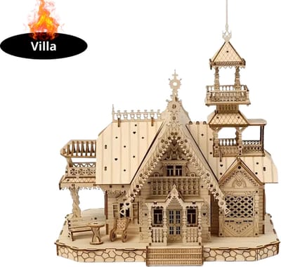 Livano Bouwpakket Hout - Kinderen - Volwassenen - Bouwpakketten Volwassenen - Boot - Houten Puzzel - 3D - Villa