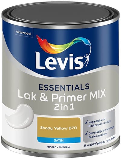 Levis - Essentials Lak & Primer Mix - Shady Yellow B70 - Mengverf - 1 L